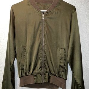 Army green bomber